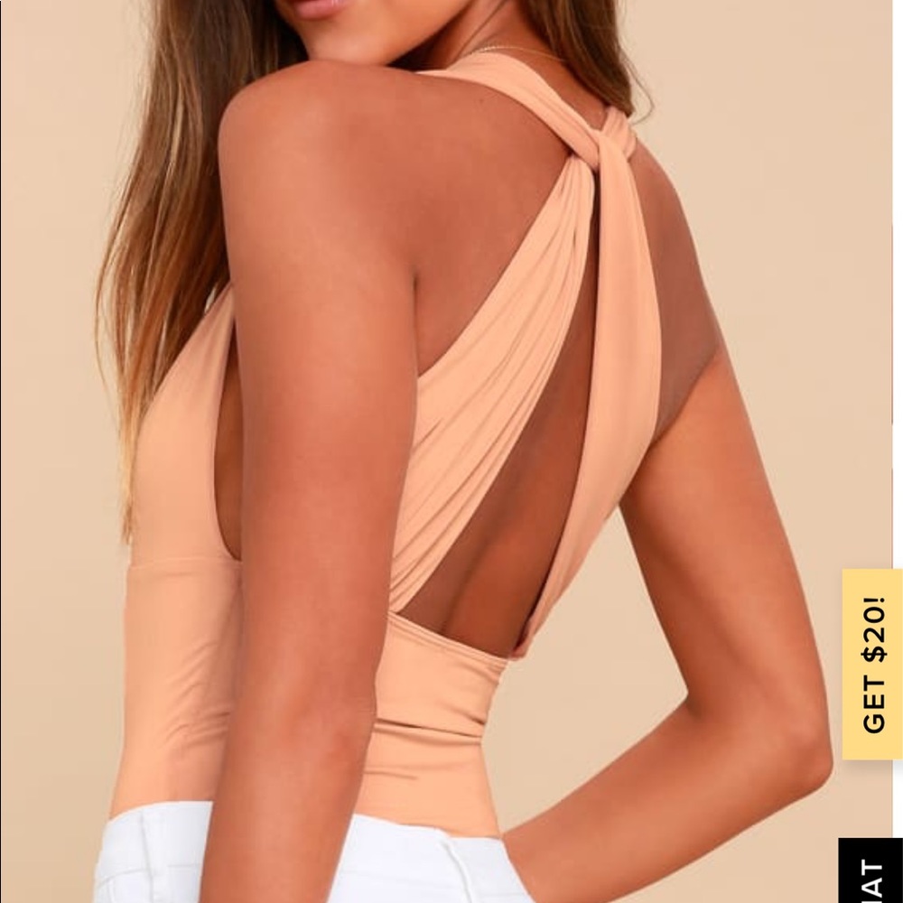 Lulus Cha Cha Blush Pink Bodysuit